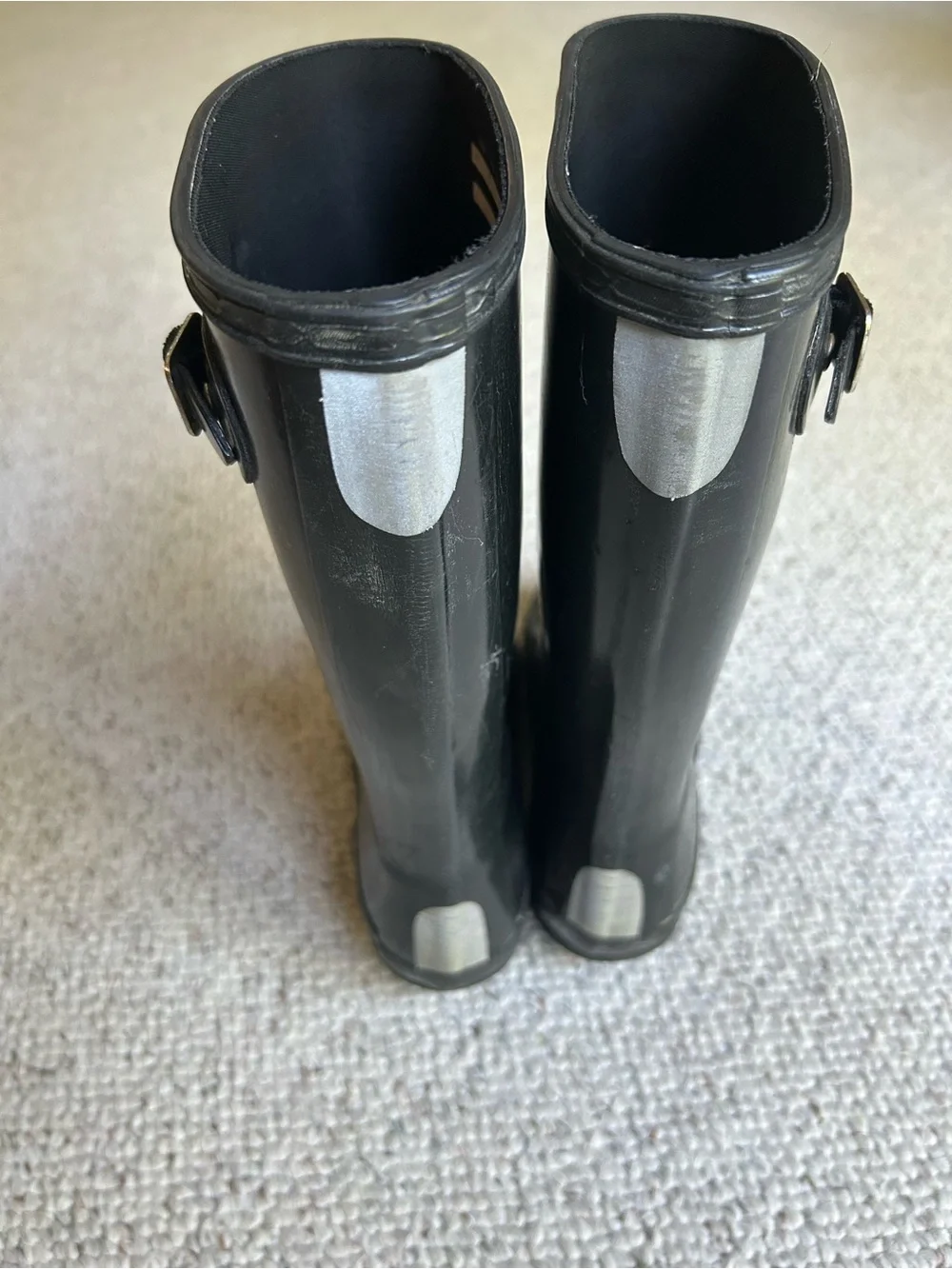 Hunter Kids Black Tall Rain Boots